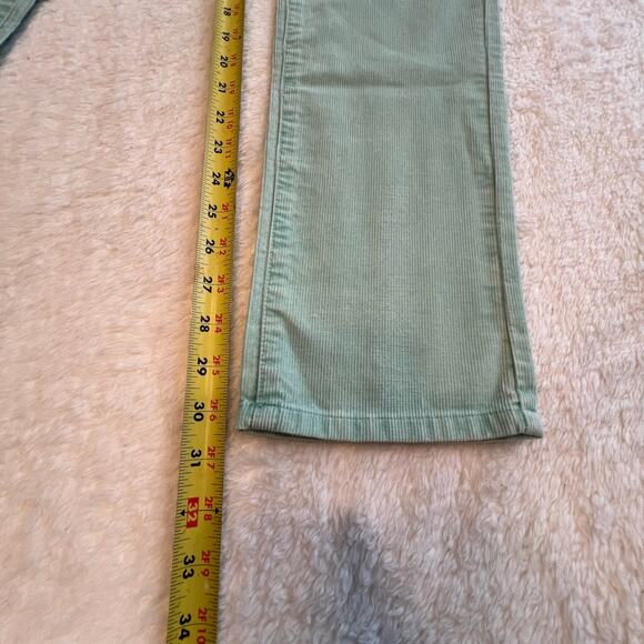 Vineyard Vines Women's 100% Cotton Mint Green Corduroy Pants Size 8 Preppy - Picture 4 of 8